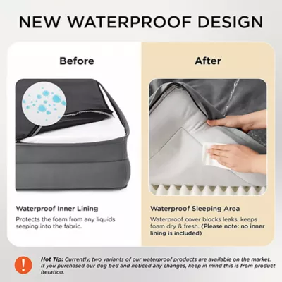 Product Bedsure® Orthopedic Bolster Dog Sofa Bed, Washable Large Dog Bed Waterproof