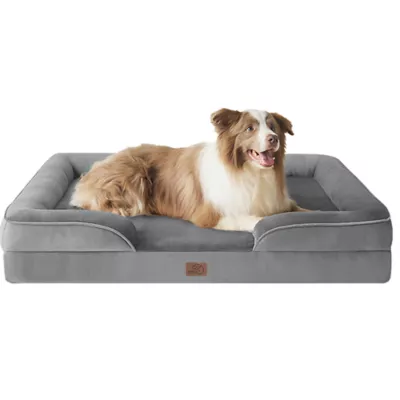 Bedsure® Orthopedic Bolster Dog Sofa Bed, Washable Large Dog Bed Waterproof - Image 1