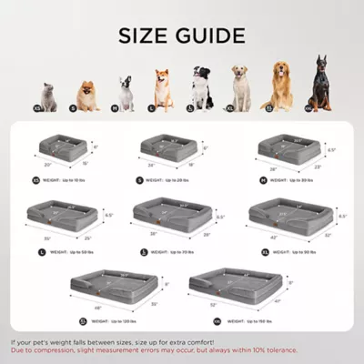 Bedsure® Orthopedic Bolster Dog Sofa Bed, Washable Large Dog Bed Waterproof - Image 7