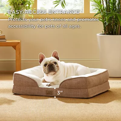Bedsure® Orthopedic Bolster Dog Sofa Bed, Washable Large Dog Bed Waterproof - Image 3