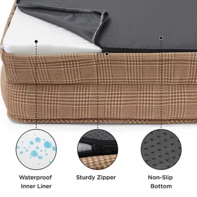 Bedsure® Orthopedic Bolster Dog Sofa Bed, Washable Large Dog Bed Waterproof - Image 4