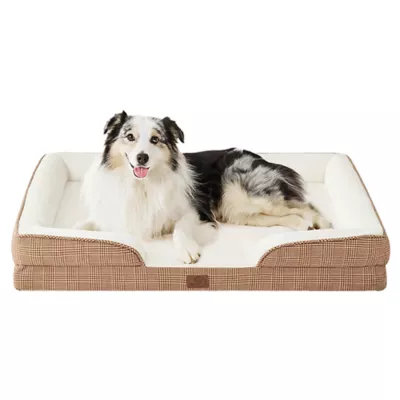 Bedsure® Orthopedic Bolster Dog Sofa Bed, Washable Large Dog Bed Waterproof - Image 1