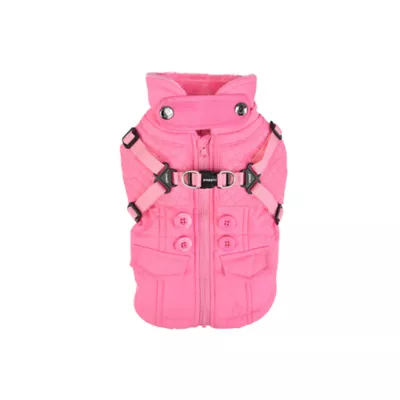 Puppia® Wilkes Winter No-Pull Dog Harness Coat - Beige, Navy, Pink, Wine, S-XXL - Image 1