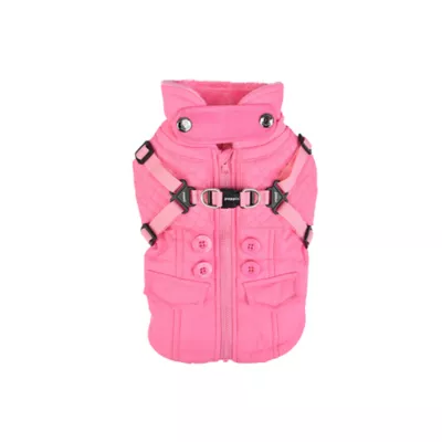 Puppia® Wilkes Winter No-Pull Dog Harness Coat - Beige, Navy, Pink, Wine, S-XXL - Image 1