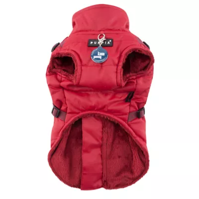 Puppia® Wilkes Winter No-Pull Dog Harness Coat - Beige, Navy, Pink, Wine, S-XXL - Image 2