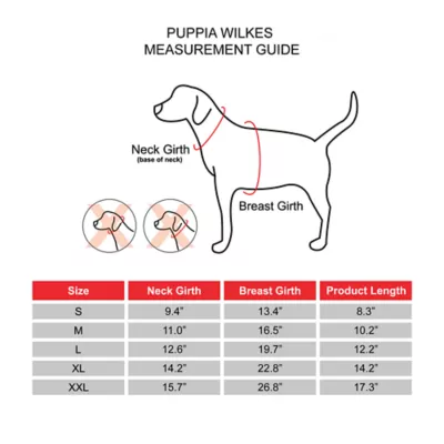 Puppia® Wilkes Winter No-Pull Dog Harness Coat - Beige, Navy, Pink, Wine, S-XXL - Image 4