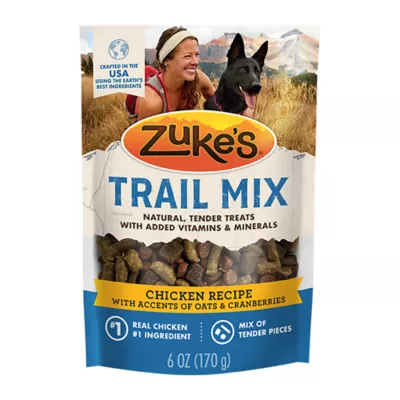 Zukes Adult Trail Mix Dog Treats - Chicken 6 oz - Image 1