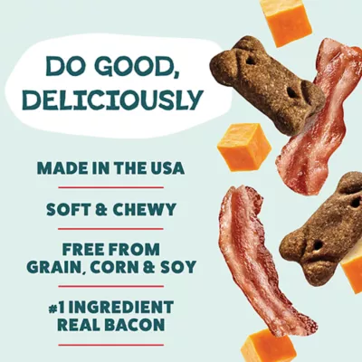 Shameless Bacon Me Crazy All Life Stages Meaty Dog Treat - Bacon 8 oz - Image 2