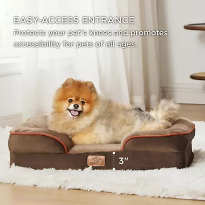 Bedsure® Orthopedic Bolster Dog Sofa Bed, Washable Large Dog Bed Waterproof - Image 3