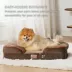 Bedsure® Orthopedic Bolster Dog Sofa Bed, Washable Large Dog Bed Waterproof image thumbnail 3