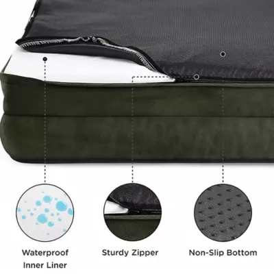 Bedsure® Orthopedic Bolster Dog Sofa Bed, Washable Large Dog Bed Waterproof - Image 2
