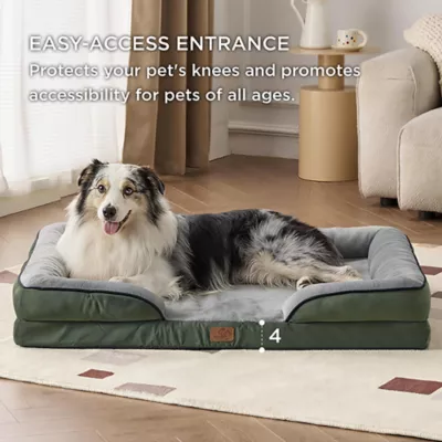 Bedsure® Orthopedic Bolster Dog Sofa Bed, Washable Large Dog Bed Waterproof - Image 4