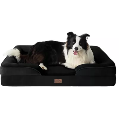 Bedsure® Orthopedic Bolster Dog Sofa Bed, Washable Large Dog Bed Waterproof - Image 1