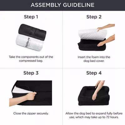 Bedsure® Orthopedic Bolster Dog Sofa Bed, Washable Large Dog Bed Waterproof - Image 5