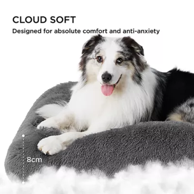 Product Bedsure® Pliush Calming Crate Dog Bed, Washable