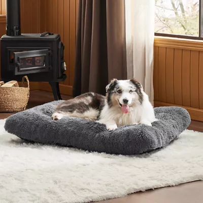 Product Bedsure® Pliush Calming Crate Dog Bed, Washable