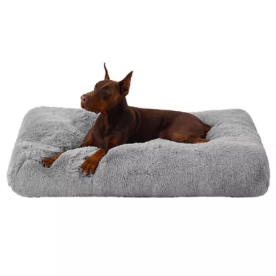 Bedsure® Plush Calming Crate Dog Bed, Washable - Image 1