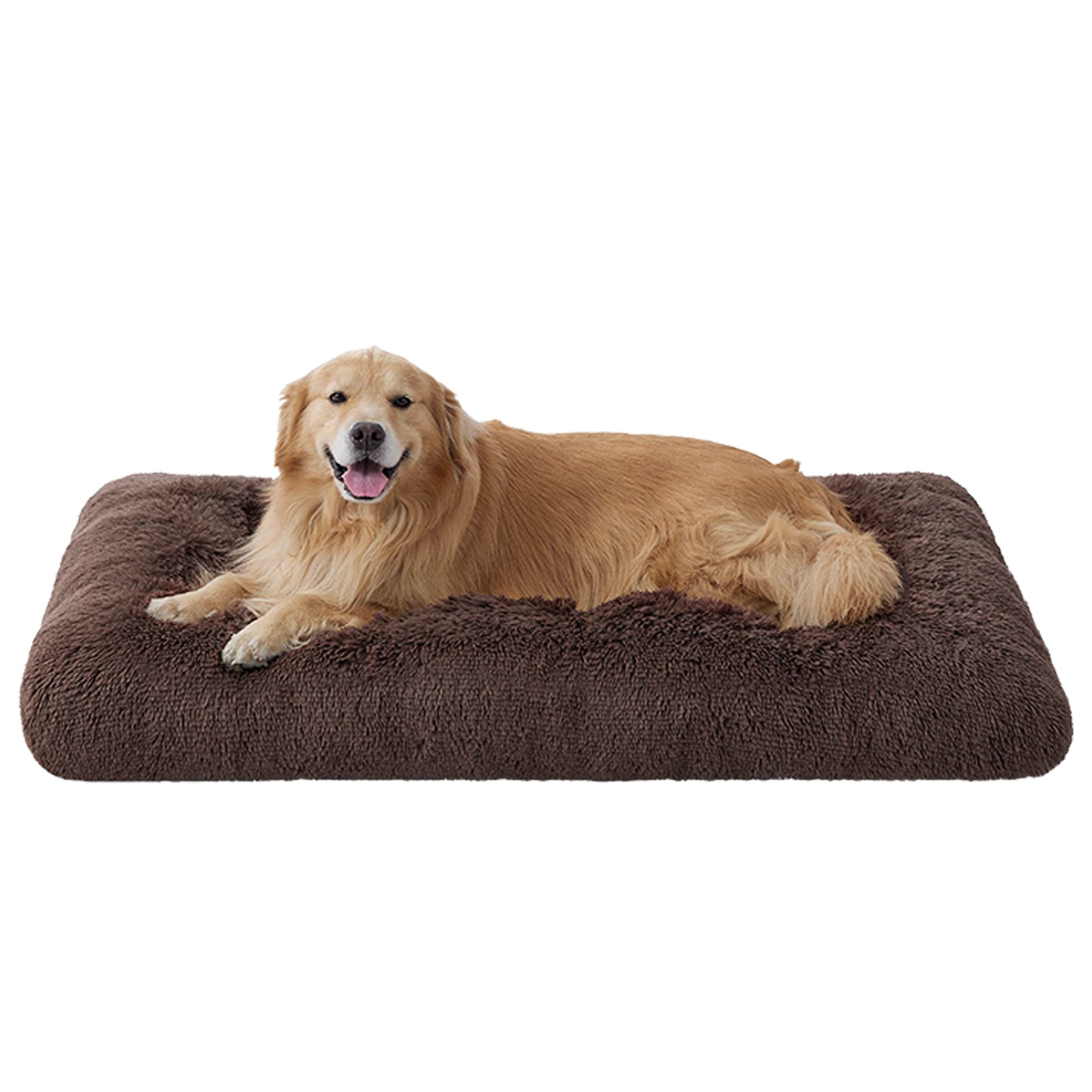 Bedsure® Plush Calming Crate Dog Bed, Washable