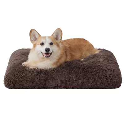 Product Bedsure® Plush Calming Crate Dog Bed, Washable