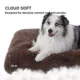 Product Bedsure® Plush Calming Crate Dog Bed, Washable