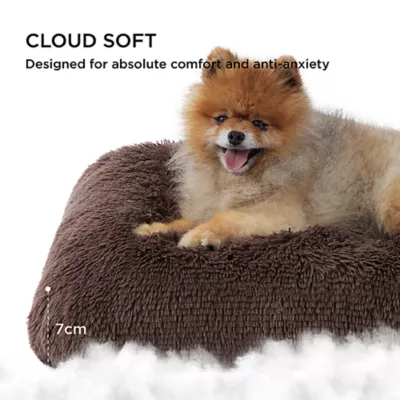 Product Bedsure® Pliush Calming Crate Dog Bed, Washable