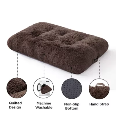 Product Bedsure® Pliush Calming Crate Dog Bed, Washable