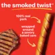 Product Hartz Oinkies Smoked Twists Rawhide-Free All Life Stages Dog Chews - Smoked Pork 20 ct 40 oz