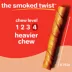 Hartz Oinkies Smoked Twists Rawhide-Free All Life Stages Dog Treats - Smoked Pork 10 ct 20 OZ image thumbnail 6