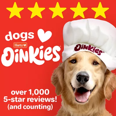 Product Hartz Oinkies Smoked Twists Rawhide-Free All Life Stages Dog Treats - Smoked Pork 10 ct 20 OZ