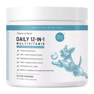 Product Chew + Heal Daily 12-in-1 Multifunctional Support Multivitamin Powder for Dogs