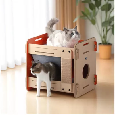 Product New Age Pet® Purr & Play Bunk Bed with Scratcher