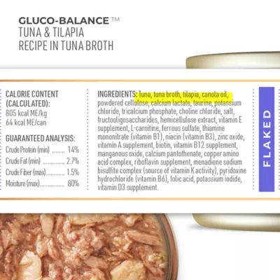 Tiki Cat Veterinary Solutions Gluco-Balance Wet Cat Food - Tuna & Tilapia in Tuna Broth, Flaked - Image 5