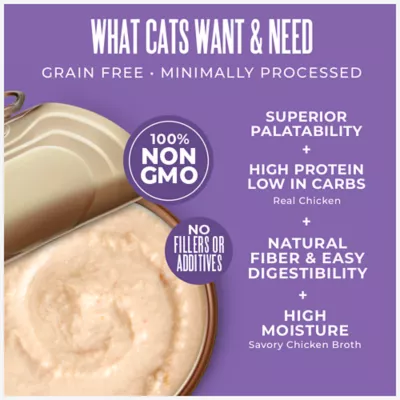 Tiki Cat Veterinary Solutions Gluco-Balance Wet Cat Food - Chicken & Chicken Liver, Mousse - Image 4