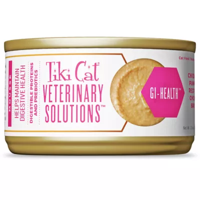 Tiki Cat Veterinary Solutions GI-Health Wet Cat Food - Chicken & Pumpkin in Chicken Broth, Mousse - Image 1