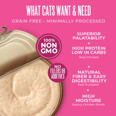 Tiki Cat Veterinary Solutions GI-Health Wet Cat Food - Chicken & Pumpkin in Chicken Broth, Mousse - Image 4