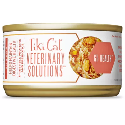 Tiki Cat Veterinary Solutions GI-Health Wet Cat Food - Chicken, Egg & Pumpkin, Shreds - Image 1