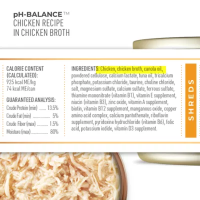 Tiki Cat Veterinary Solutions pH-Balance Wet Cat Food - Chicken in Chicken Broth, Shreds - Image 5