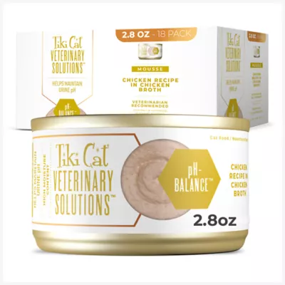 Tiki Cat Veterinary Solutions pH-Balance Wet Cat Food - Chicken in Chicken Broth, Mousse - Image 1