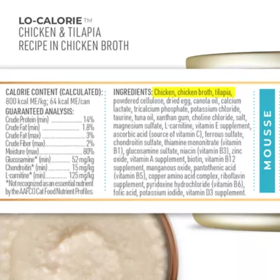 Tiki Cat Veterinary Solution LO-Calorie Wet Cat Food - Chicken & Tilapia in Chicken Broth, Mousse - Image 5