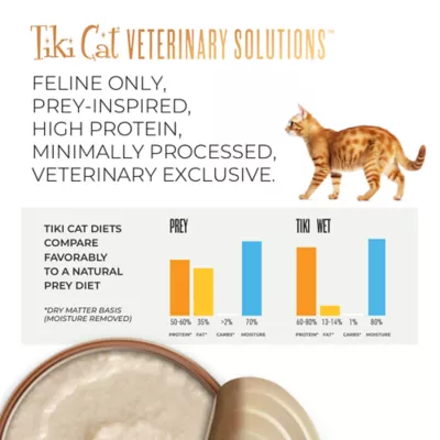 Tiki Cat Veterinary Solution LO-Calorie Wet Cat Food - Chicken & Tilapia in Chicken Broth, Mousse - Image 7