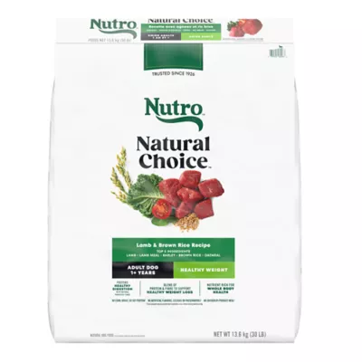 Nutro Natural Choice Adult Dry Dog Food, Lamb & Brown Rice - Image 1