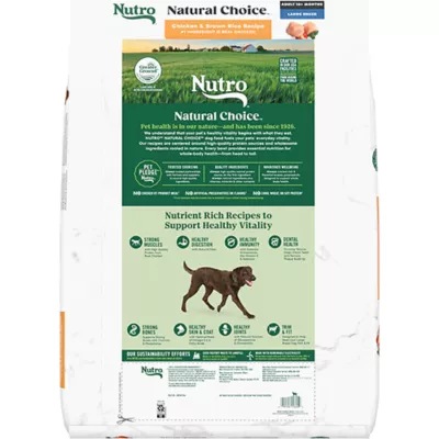 Product Nutro Natural Choice Large Breed Adult Dry Dog Food - Chicken & Brown Rice Flavour