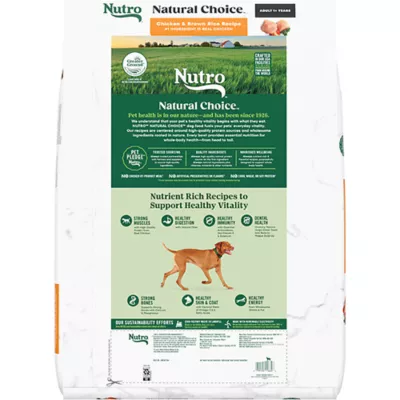 Product Nutro Natural Choice Adult Dry Dog Food - Chicken & Brown Rice Flavour