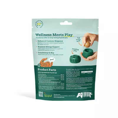 WOOF Dog Allergy & Immunity Pupsicle Pops Refill, Immune Support, PB & Beef Flavor, Multiple Sizes - Image 2