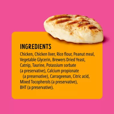 Bonkers Nibble Sticks Soft & Meaty Cat Treats  - Tender Chicken, 5 Count - Image 5