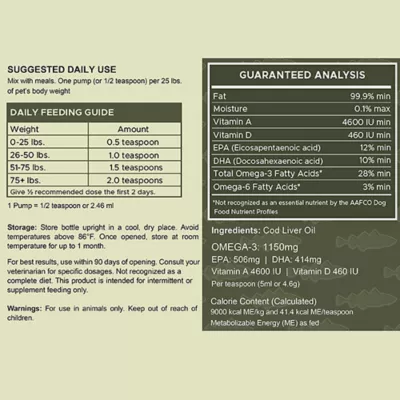 Product Chew + Heal Wild-Caught Icelandic Cod Liver Oil for Dogs