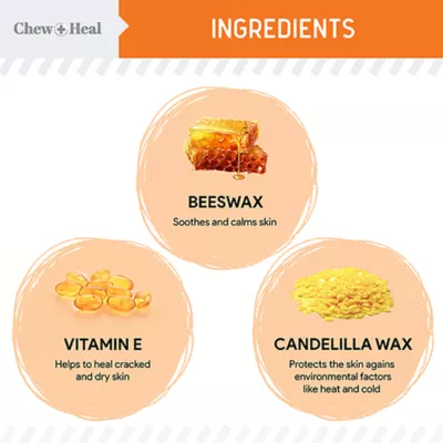 Product Chew + Heal Soothing Paw Support Paw Balm for Dogs