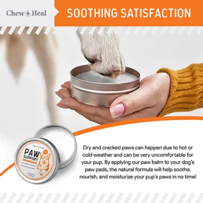 Product Chew + Heal Soothing Paw Support Paw Balm for Dogs
