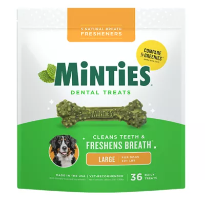 Minties Dental All Life Stages Dog Treats - 48 oz - Image 1