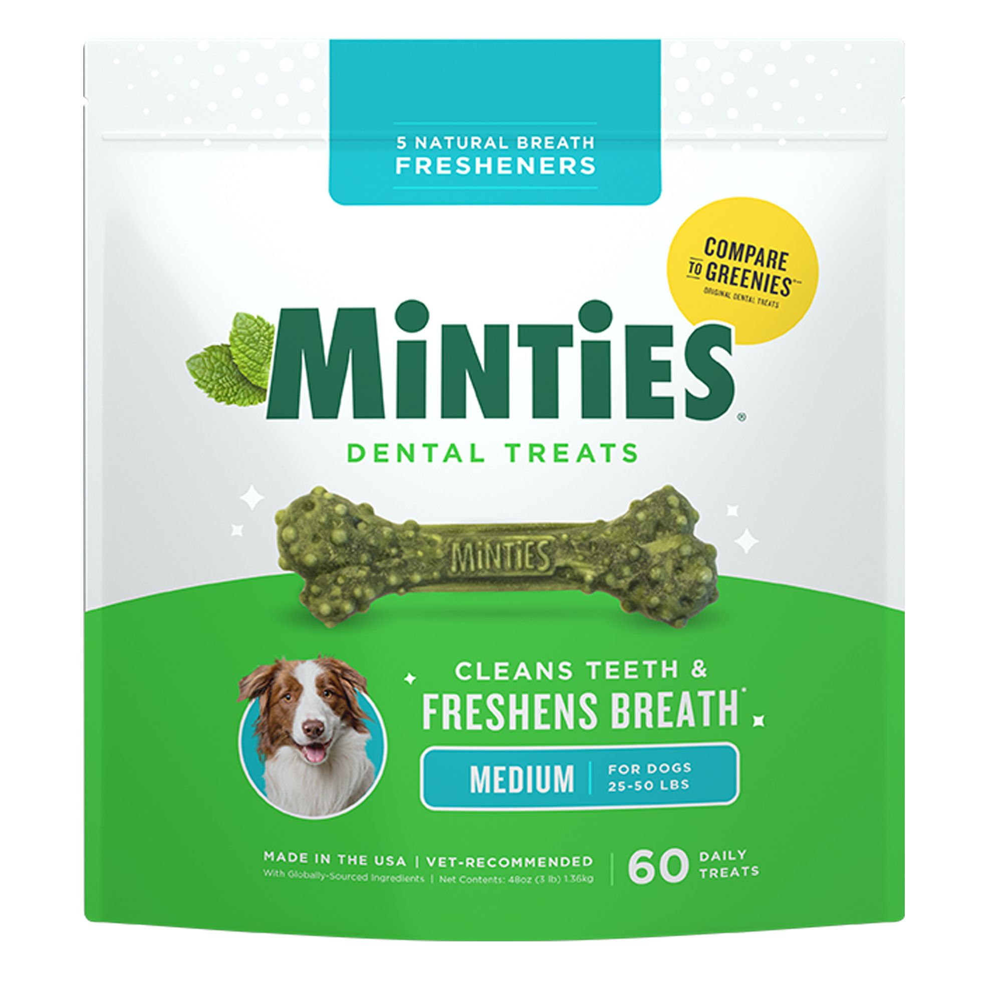Minties Medium Dog Dental Chews by Minties